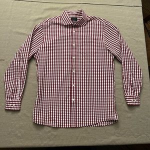 Jachs Red Plaid Laundered Shirt